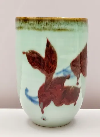Hand-Painted Ceramic Vase