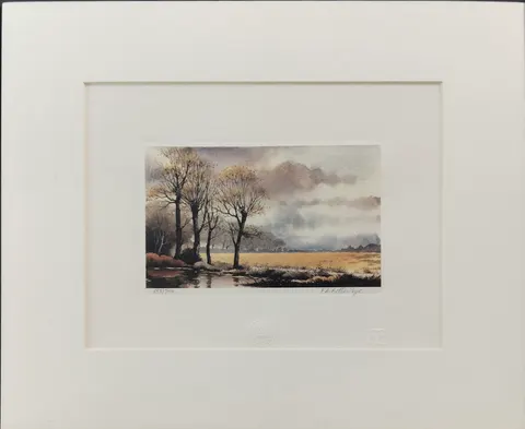 Countryside Landscape – Limited Edition 551/750 Lithograph Print