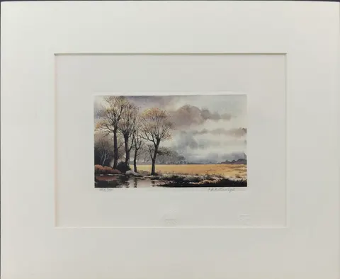 Countryside Landscape – Limited Edition 552/750 Lithograph Print