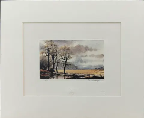 Countryside Landscape – Limited Edition 554/750 Lithograph Print