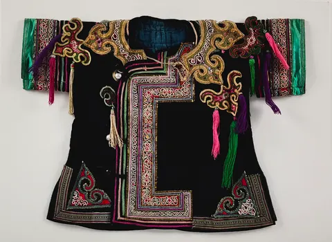 Traditional Hand-Embroidered Chinese Ceremonial Dress