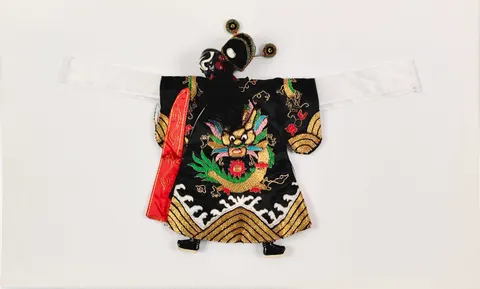BaoZhengTien Opera Embroidery – Textile Art (Mounted)